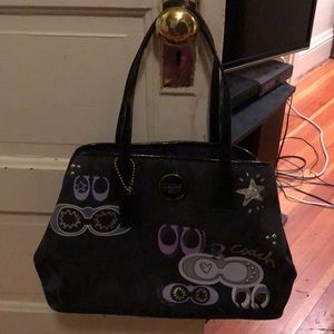💜authentic coach poppy kisslock purse rare💜